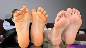Removing Our Stinky Socks - Sweaty Feet - HD MP4