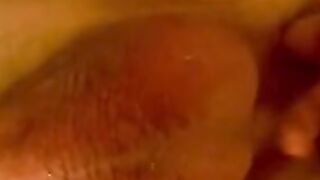 Heterosexual bro lets hot wifey take his butt virginity
