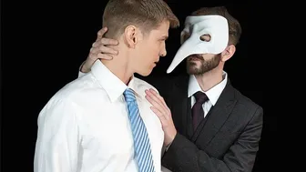 Sage Roux Fucked Hard in Sleazy Ceremonial Suit by Hairy Dom