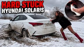 Vika Stuck in the Snow in High Heels 41 Min 1080