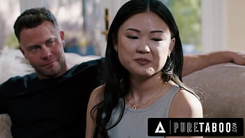 PURE TABOO Shocked Lulu Chu Discovers BDSM Sex Tape From Neighbors Seth Gamble &amp_ Kimmy Kimm