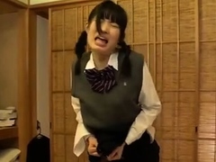Skinny Japanese Teen Fingered and Fucked