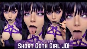 Short Goth Girl JOI