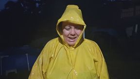 New rainwear vs old rainwear wet in the rain