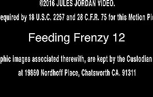 Beautiful asian slut has a feeding frenzy