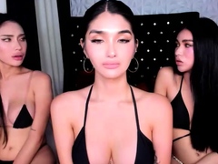 Amateur Asian Japanese Teen Gang Facial