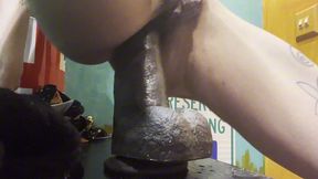 bbc dildo anal extreme insertion