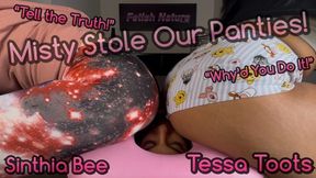 We Know You Stole Our Panties! Admit it! Or Else! - Tessa Toots, Misty Addams and Sinthia Bee