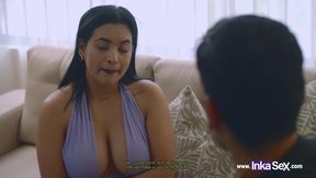 Venezuelan Latina with huge ass rides cock