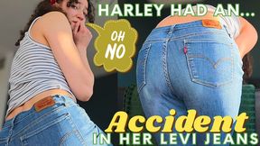 Harley's Humiliating Accident in Levi's Jeans