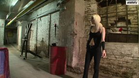 German blonde cutie enslaved and tormented in hardcore BDSM