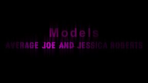 big 32g tits on jessica roberts as she sucks on old man cock