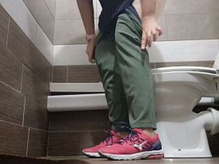 TOWN BATHS COMPILATION: Nicoletta, Pee and Farts on the Public Restroom Journey
