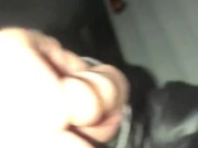 Quickie Outdoor Jerk Off and Cum In The Snow And Snag A Little Taste Before My Phone Could Freeze Up