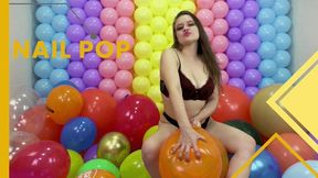 Alice Fingertip Fiesta: A Balloon Popping Session - 4K