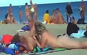 Fucking in a nudist beach