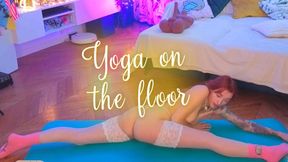 Yoga on the floor