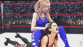 Wrestling Valet Catfight Match