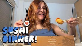 The Happiest Sushi Dinner Ever! Thanks for the Food, Eric!