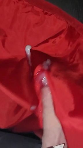 Key moment from &quot;Using 6 different office skirts as cum rags&quot;
