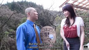 Abe-chan visits the Japanese boondocks to discovery a no panties MILF
