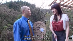 Abe-chan visits the Japanese boondocks to discovery a no panties MILF
