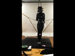 Chinese gas mask bondage breathplay