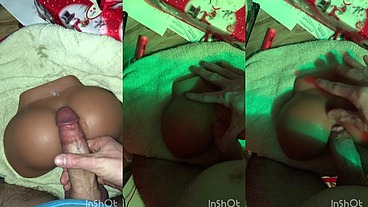 Niko Springs Cums Hard on Big Ass Sex Toy