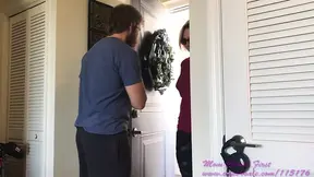 Step Aunt Visits For Christmas And Fucks Her Nephew Under The Tree