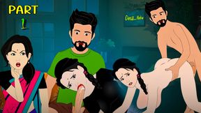 Sexy stepsister hardcore anal sex with her stepbrother when at home alone her stepmother catches her Hindi audio