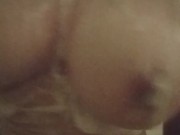 Young Filipinababe  Big Tits Quick bath time body worship