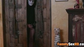 Taboo family orgy with step-mom and step-siblings