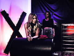 I confront my husbands tgirl mistress and she offers herself