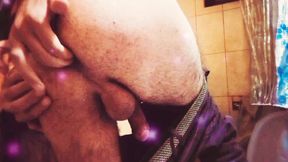 With My Cock Bare And My Fingers Up The Ass
