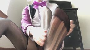 Akane Tights Destruction ASMR