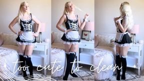Trying on the Cutest Maid Outfit