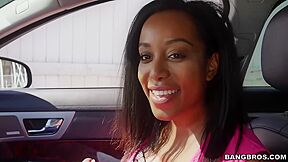 Deana Dulce - Horny student 18+ Gets Fucked In Car Outside University
