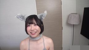 japanese brunette beauty. slender sexy amateur, blowjob and creampie sex in shaved pussy. toy masturbation, uncensored, asian, hentai
