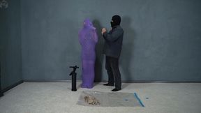 Double-layer nylon cocoon bondage tape and vacuum bag