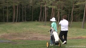 Japanese Cutie Takes a Naughty Break from Golf for Hot Sex