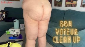 BBW Voyeur Clean Up 4K