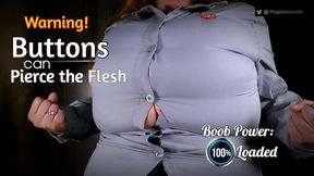 WARNING! Buttons Can Pierce the Flesh - HugeBoobsWife - - 1080 HiRes