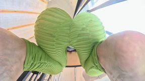 LINGLING's rear view POV humiliates JAMIE giantess