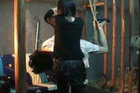 A Man Tied By A Girl