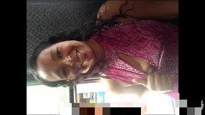 flashing myself on public transport. i love to show myself outdoors and in front of strangers