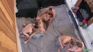 ActiveDuty All Hunks Bareback Orgy!
