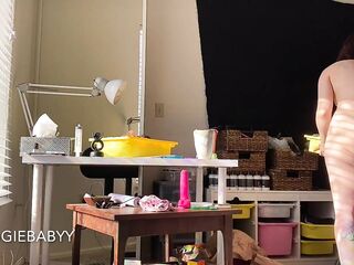 spying on me cleaning my room stripped - full clip! voyeur dream pov