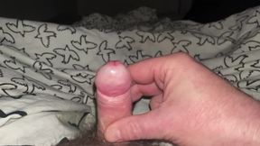small cock handjob with big cumshot