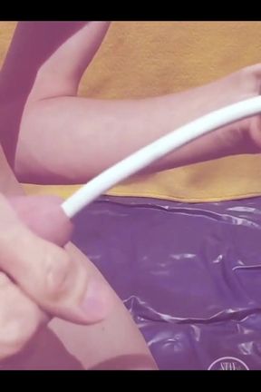 Inflating My Bladder with an Air Pump and Fisting My Ass!