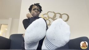 FUNKY WHITE SOCK JOI by GoddessMonay